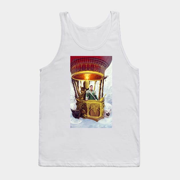 Lighter Than Air Chariot Tank Top by evocexperiments